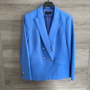 Talbots Tailored Stretch Double Breasted Blazer